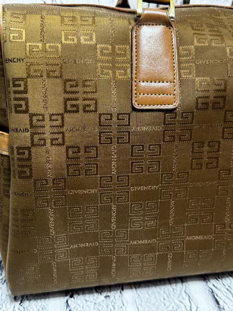 レア　GIVENCHY　ボストンバッグ　総柄　ｗ1725-0806-①-①