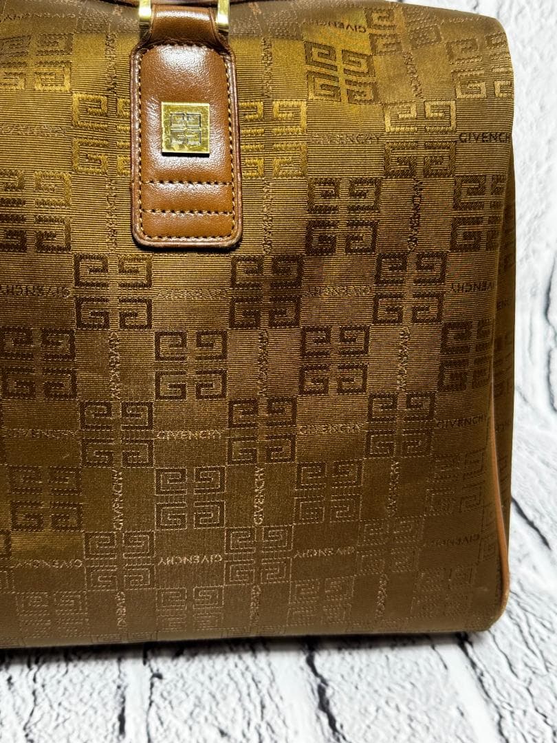 レア　GIVENCHY　ボストンバッグ　総柄　ｗ1725-0806-①-①