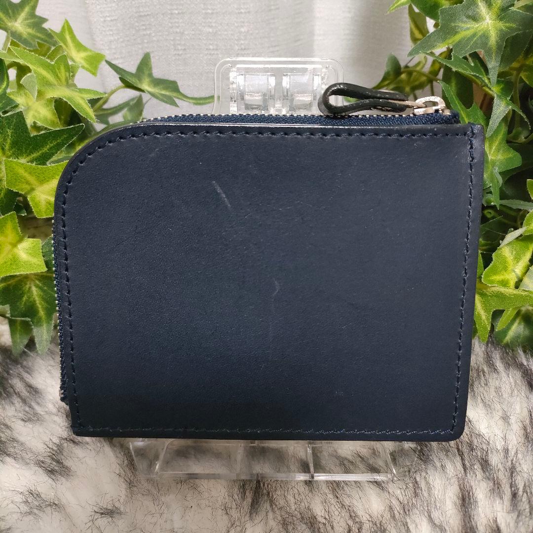 土屋鞄 ケース ネイビー レザー ナチューラ 限定カラー 小銭入れ 革 紺