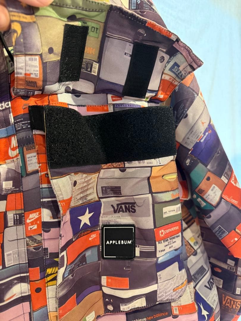 【希少】APPLEBUM スニーカー箱柄 ナイロンジャケットM