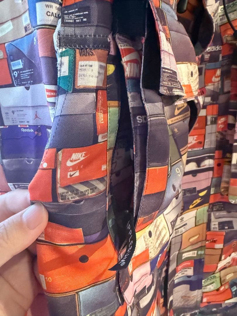 【希少】APPLEBUM スニーカー箱柄 ナイロンジャケットM