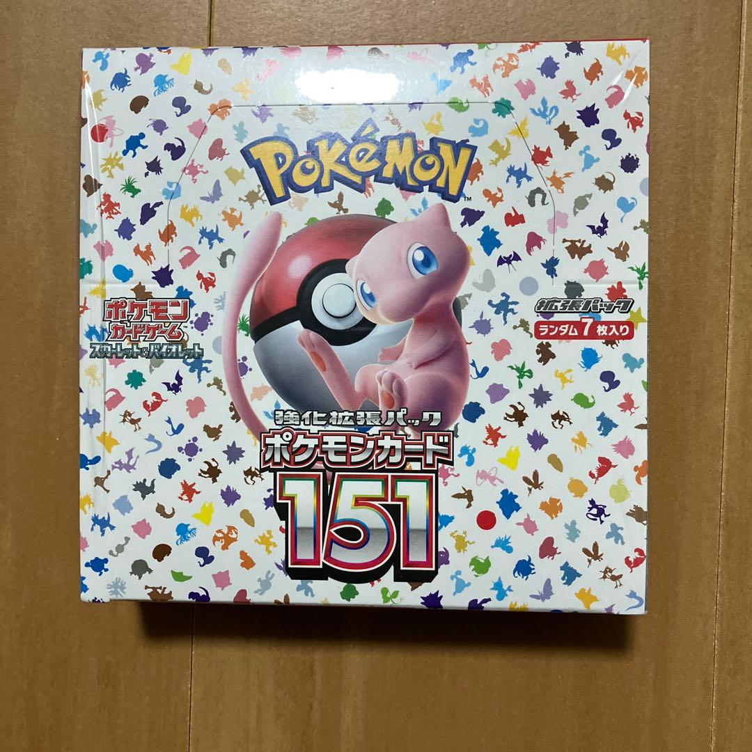 【正規シュリンク付 未開封】ポケモンカード151 BOX