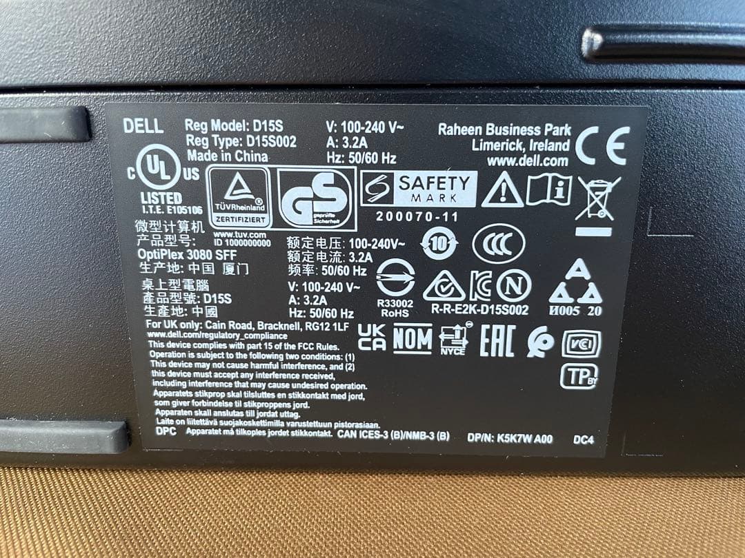 DELL optiplex3080 10世代i5 SSD512GB Win11