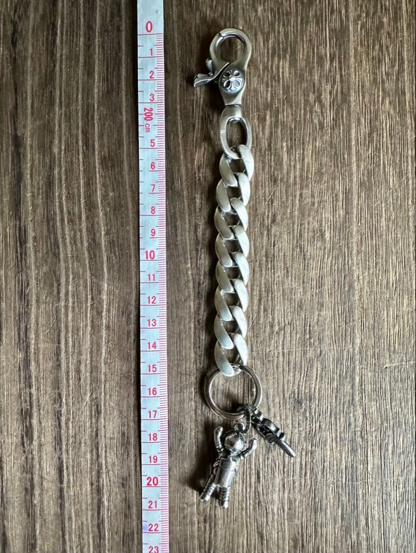 シルバークロスチャーム　キーリング