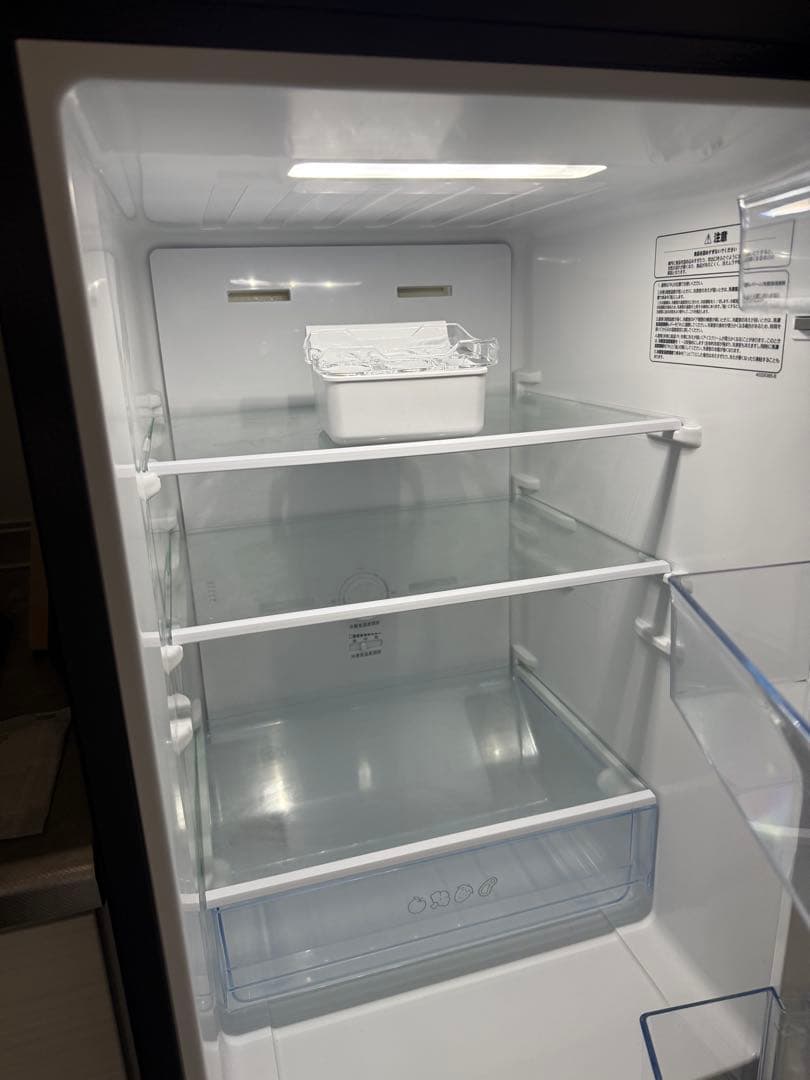 Hisense ブラック冷蔵庫 HR-D15FB