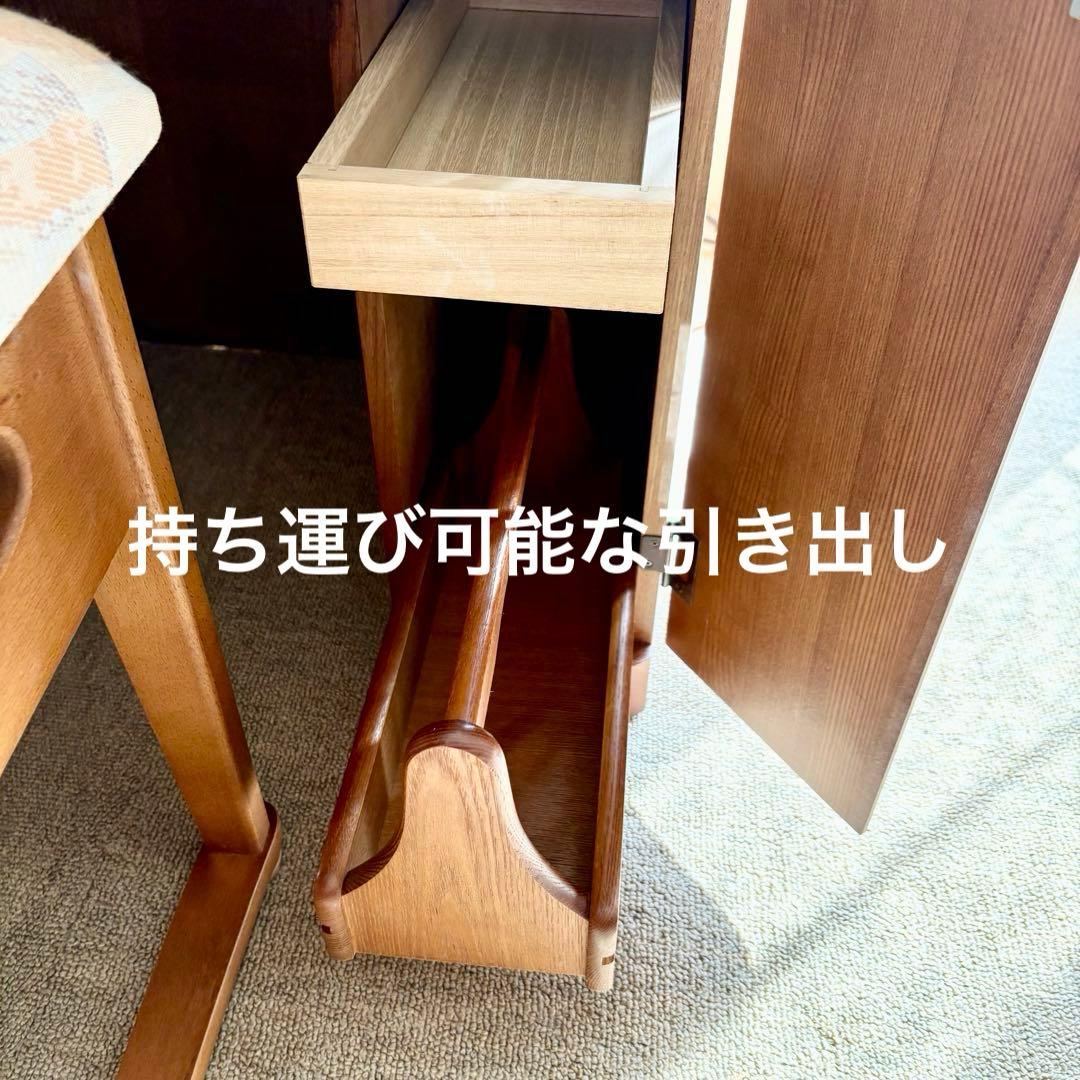 【大幅値下げ】木製三面鏡ドレッサー　別出品の椅子とセット購入をお願いします