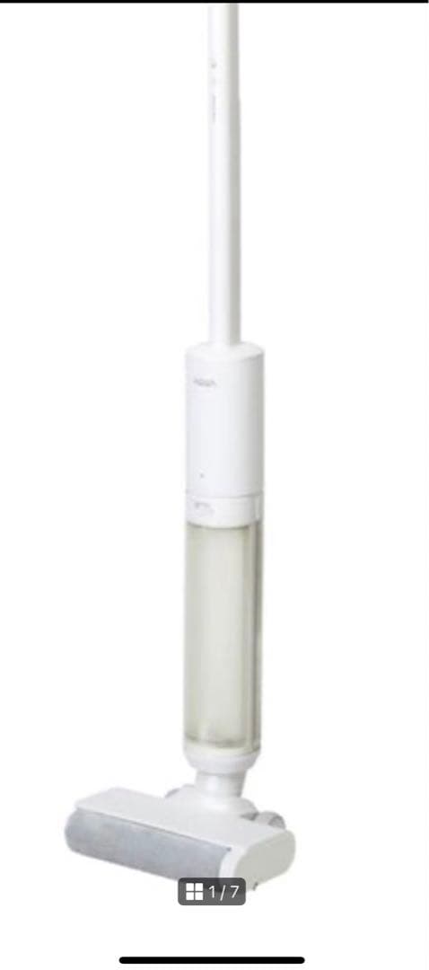 新品AQUA 水拭きフロアクリーナー ワイプル　ホワイト AQC-WX1P（W）