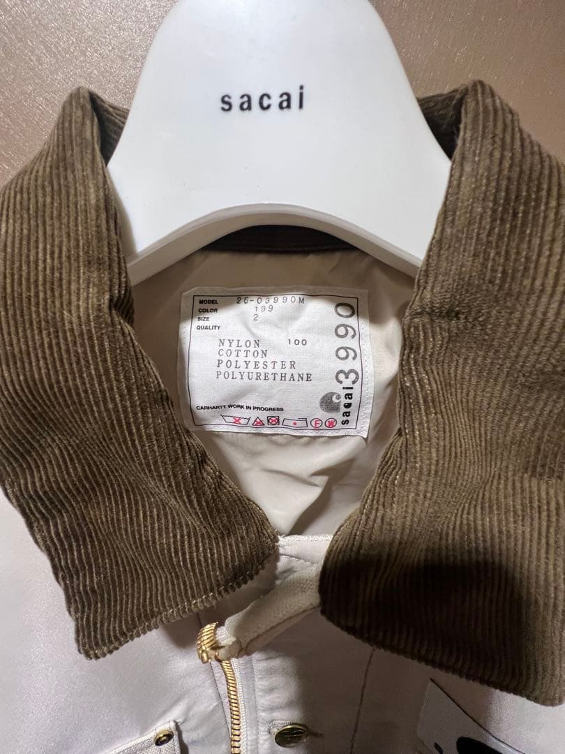 sacai カーハートWIP Nylon Twill Duck Blouson