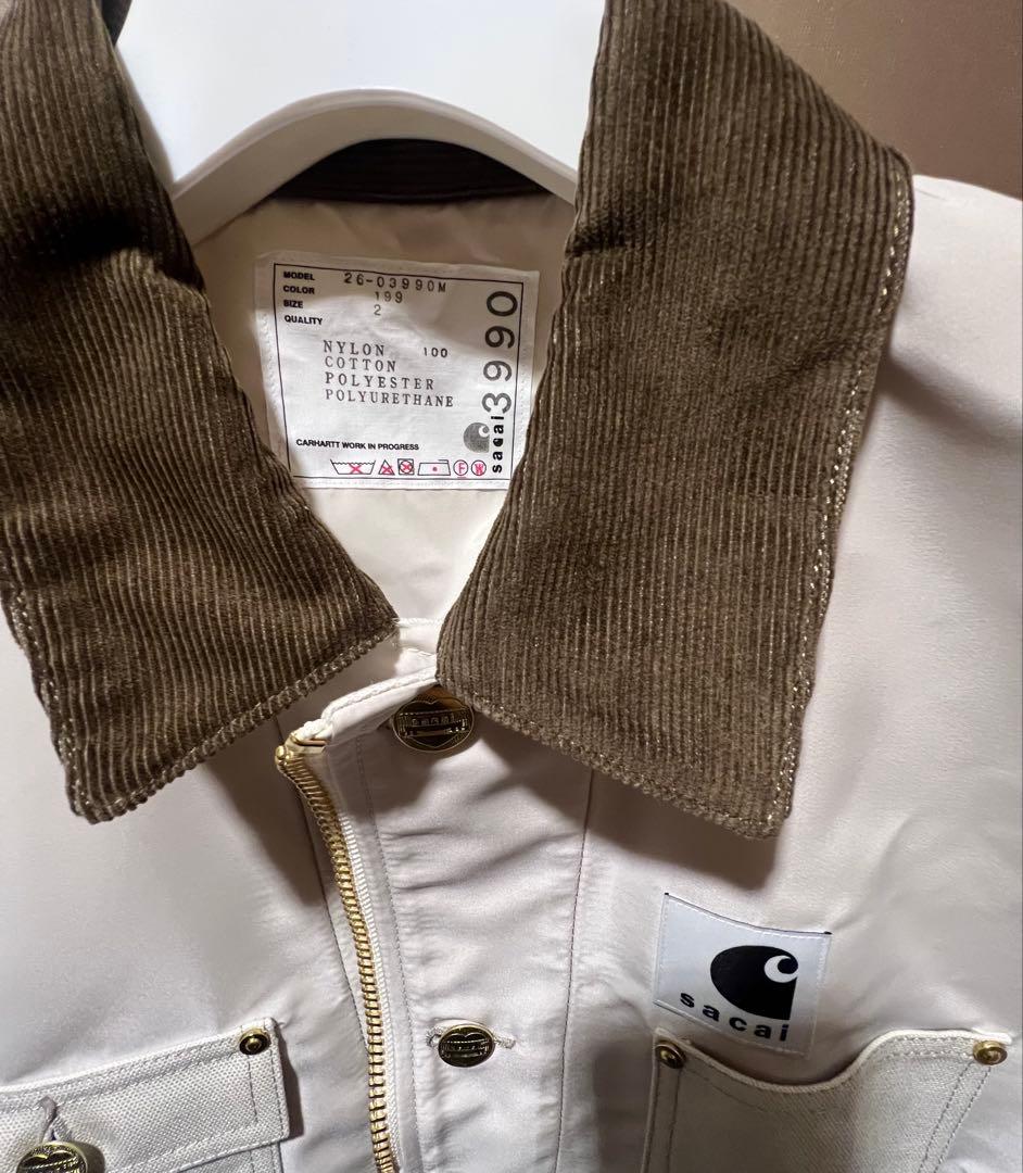 sacai カーハートWIP Nylon Twill Duck Blouson
