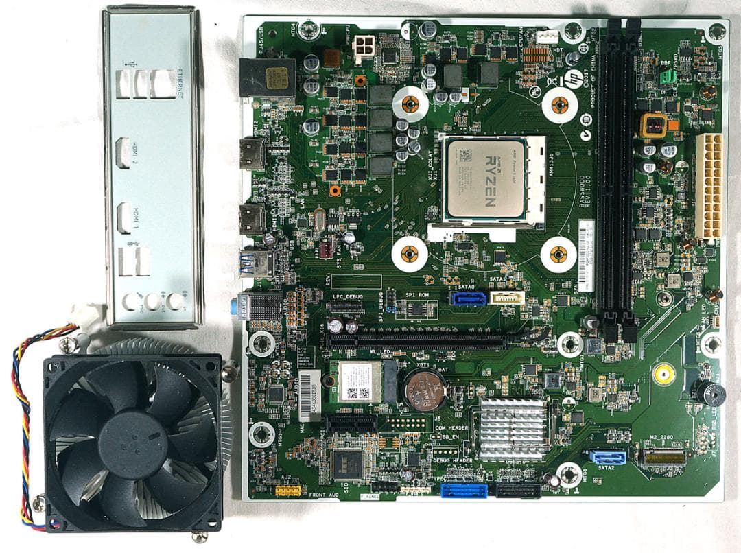 AM4マザーボード+Ryzen5 1600セット AMD Win10/11Pro