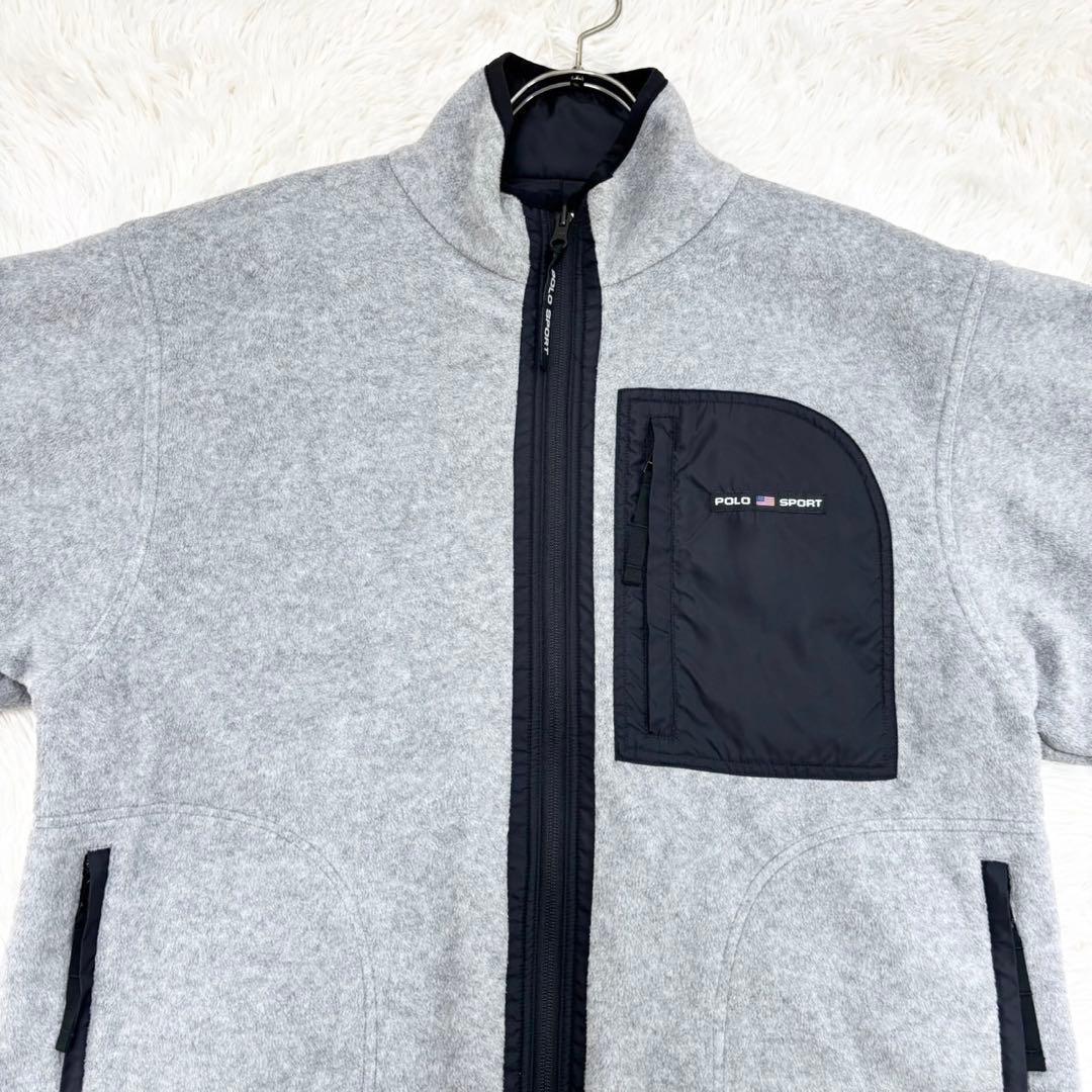 ポロスポーツ ラルフローレン ジャンパー リバーシブル フリース L 90's