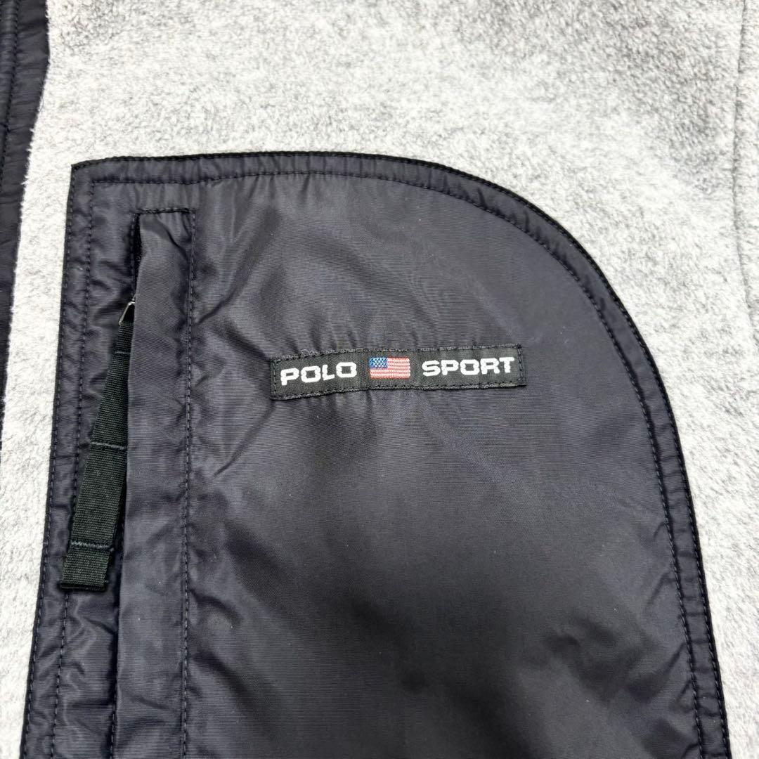 ポロスポーツ ラルフローレン ジャンパー リバーシブル フリース L 90's