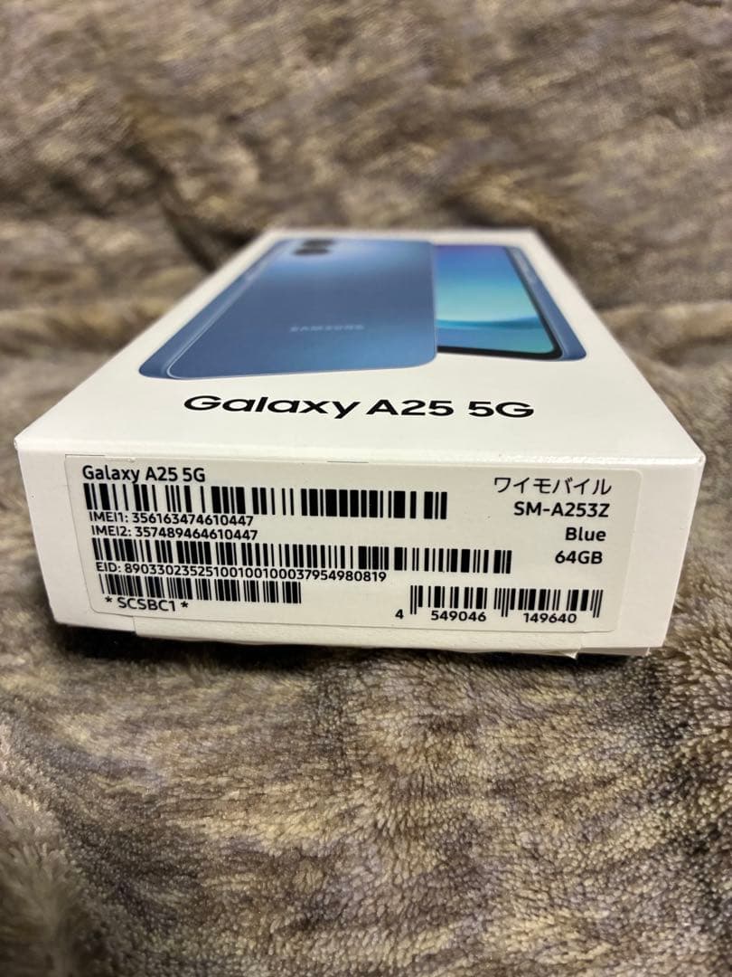 Samsung Galaxy A25 5G ブルー 本体
