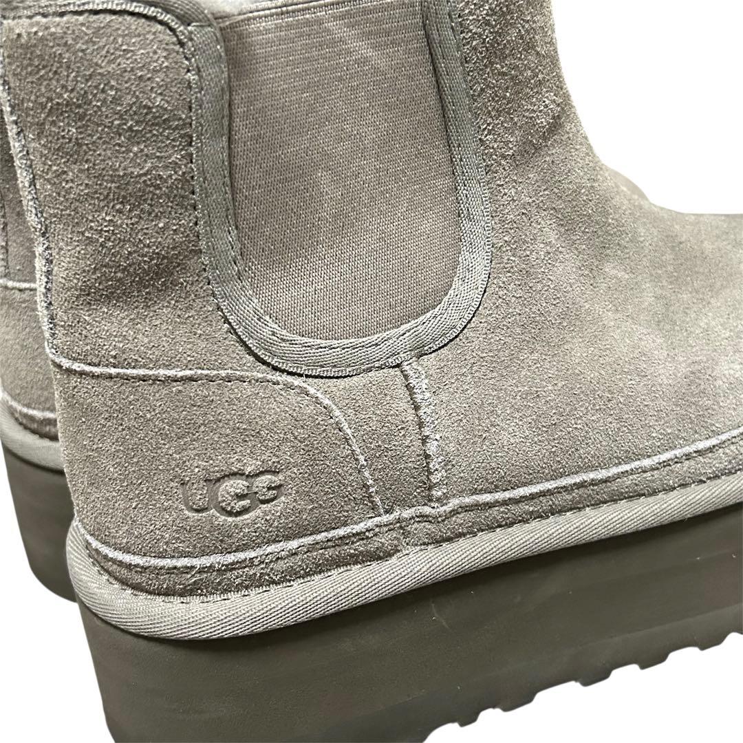UGG 厚底ムートンブーツ、靴、レディース、サイドゴア