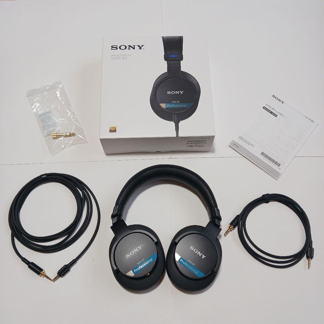 SONY MDR-M1 ブラック 有線 ヘッドホン