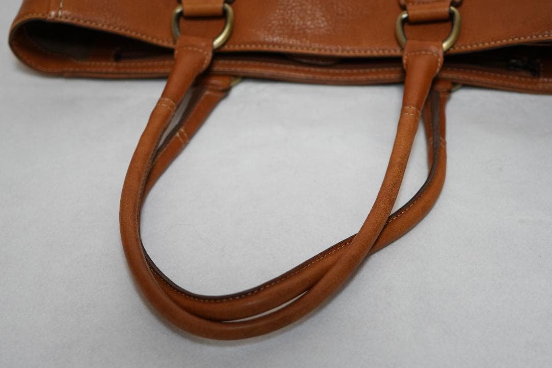 【廃番】トーン オイルヌメ　ミディアム トート ライトブラウン 土屋鞄