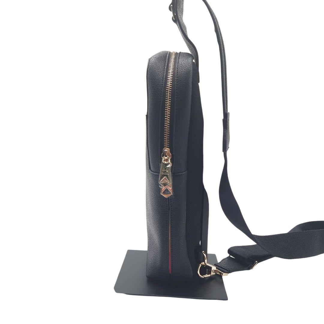 【美品】ポールスミス　レザー　ボディバッグ　ショルダーバック　ストライプ