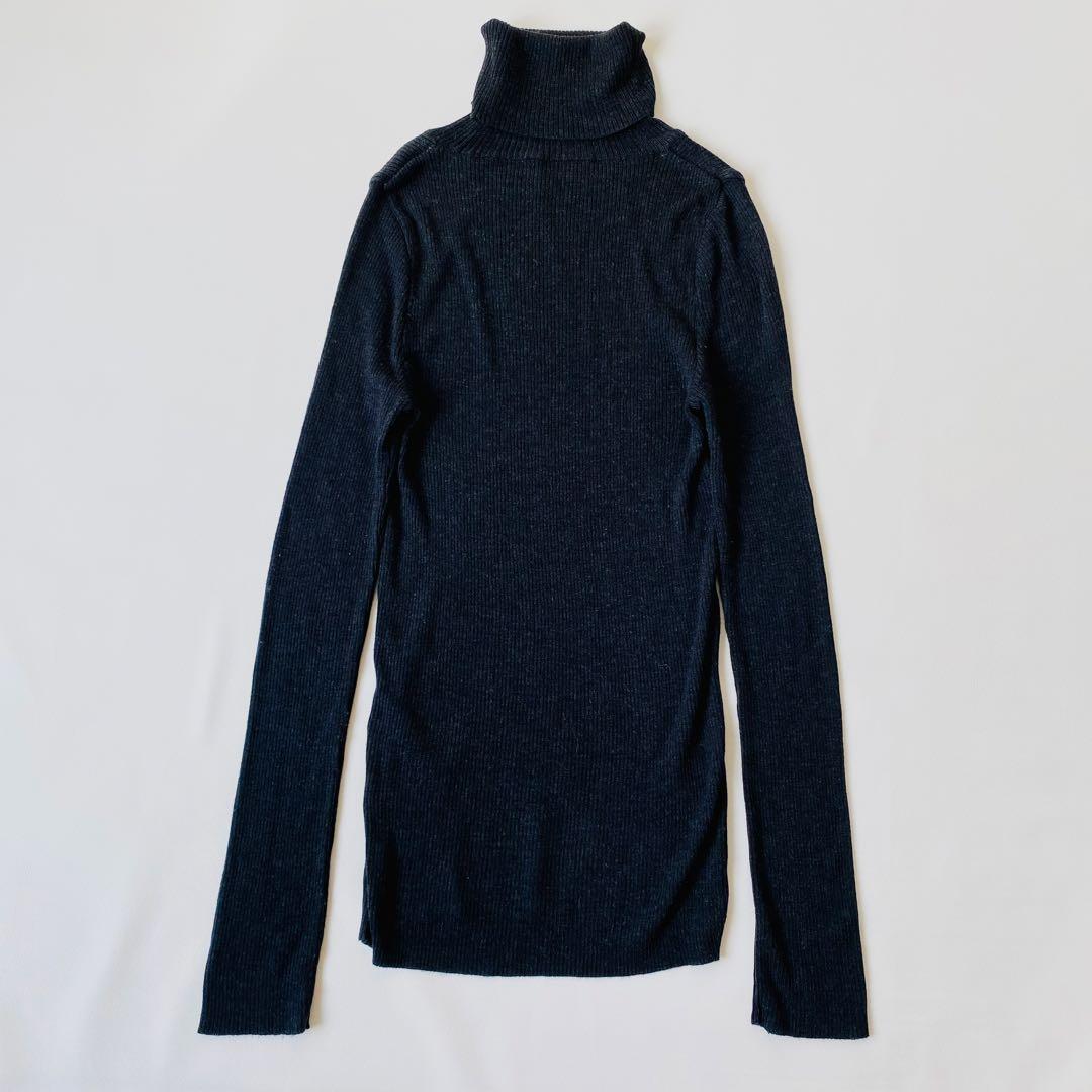 【美品】HYSTERIC GLAMOUR　タートルネック ニット　スカル　ドクロ