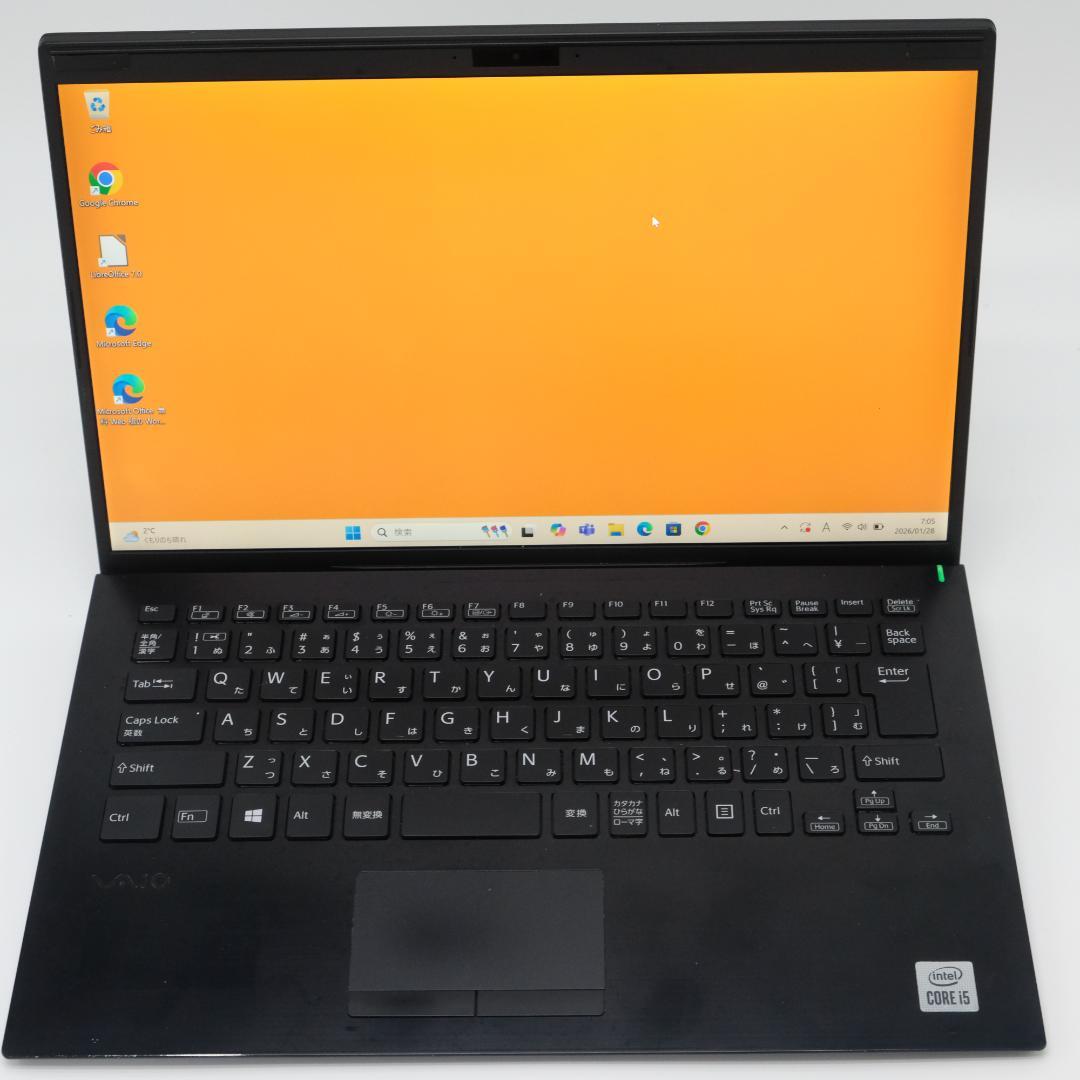 Windowsノート本体 VAIO VJPK13 i5-1035G1 8GB SSD256GB Win11