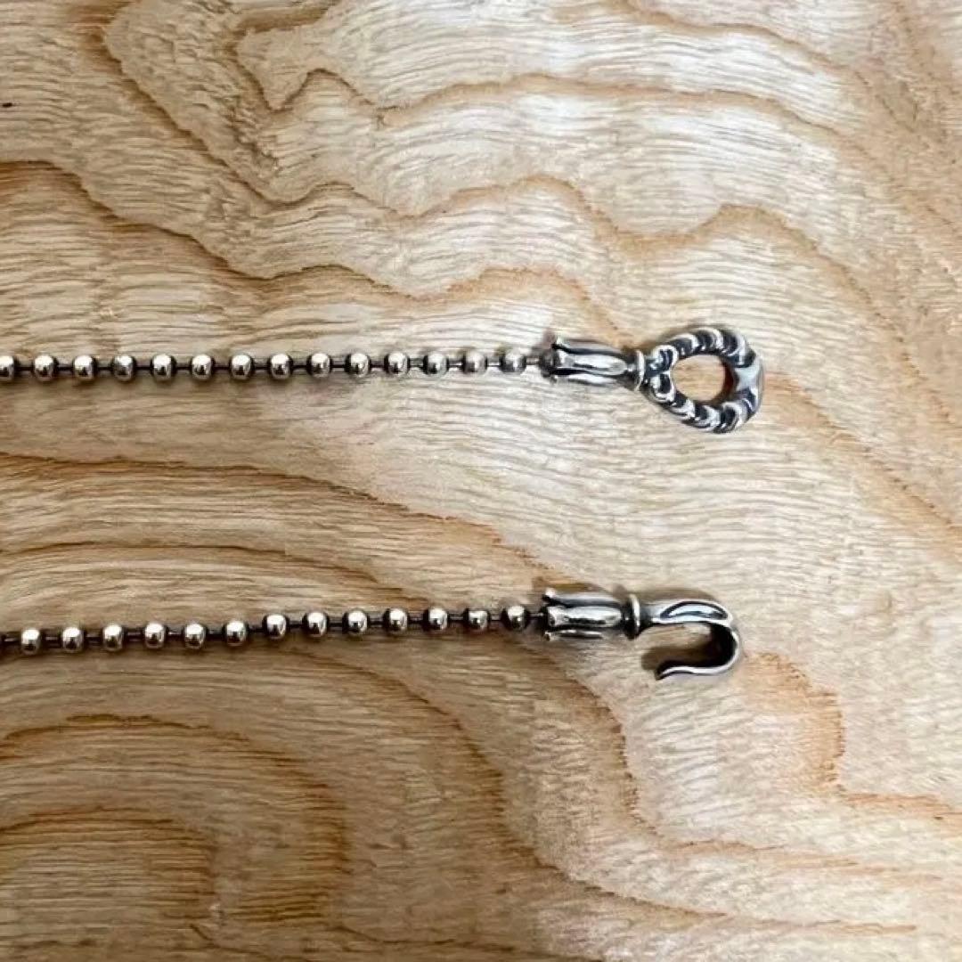 美品 LONE ONES MF HOOK 3mm ボールチェーンネックレス