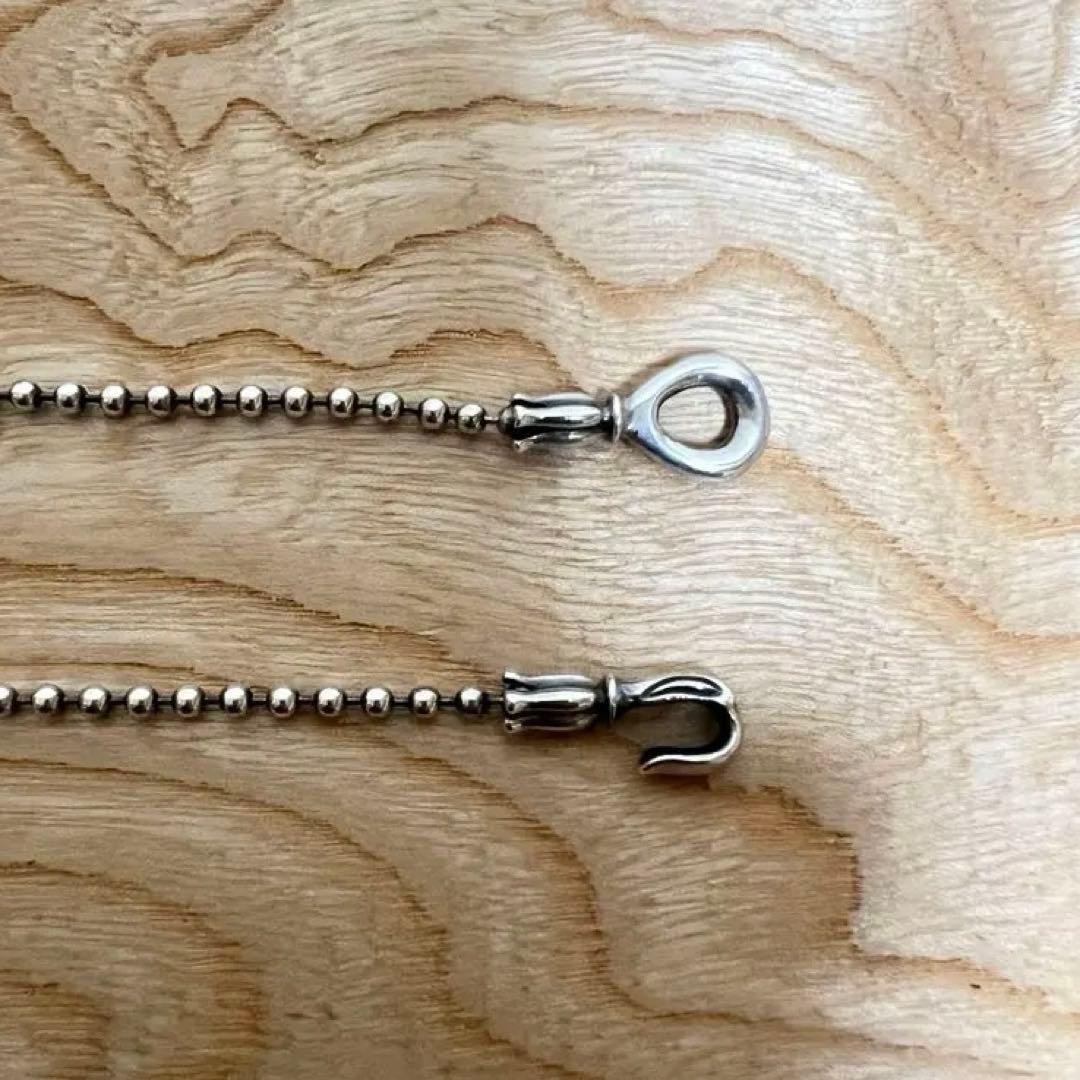 美品 LONE ONES MF HOOK 3mm ボールチェーンネックレス