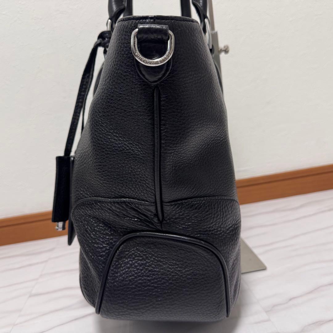 ペッレモルビダ メイデンヴォヤージュ 2way レザートートバッグ 黒 A4PC