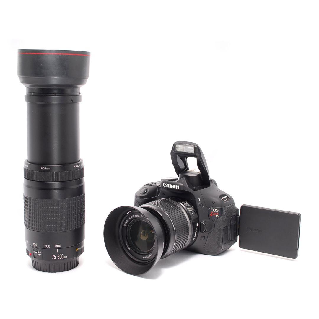 ❤即購入1000円OFF ❤ キャノン Kiss X5 超望遠レンズ Wズーム