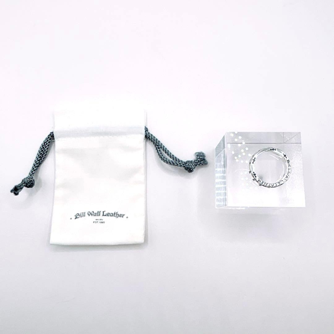 BWL ビルウォールレザー フェイステッドリング 12号 US6 シルバー