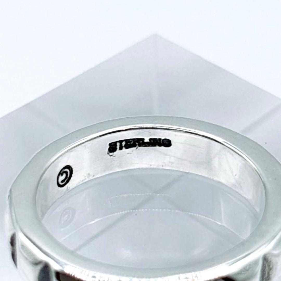 BWL ビルウォールレザー フェイステッドリング 12号 US6 シルバー