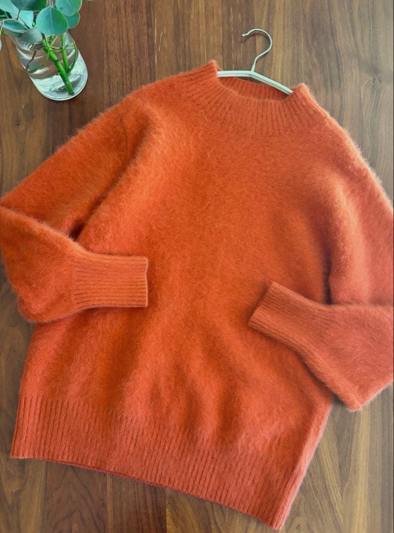 ユナイテッドアローズ　フォックスカシミヤ　ハイネックニット　エアリーセーター