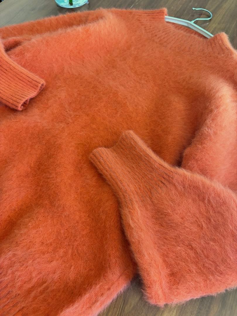 ユナイテッドアローズ　フォックスカシミヤ　ハイネックニット　エアリーセーター