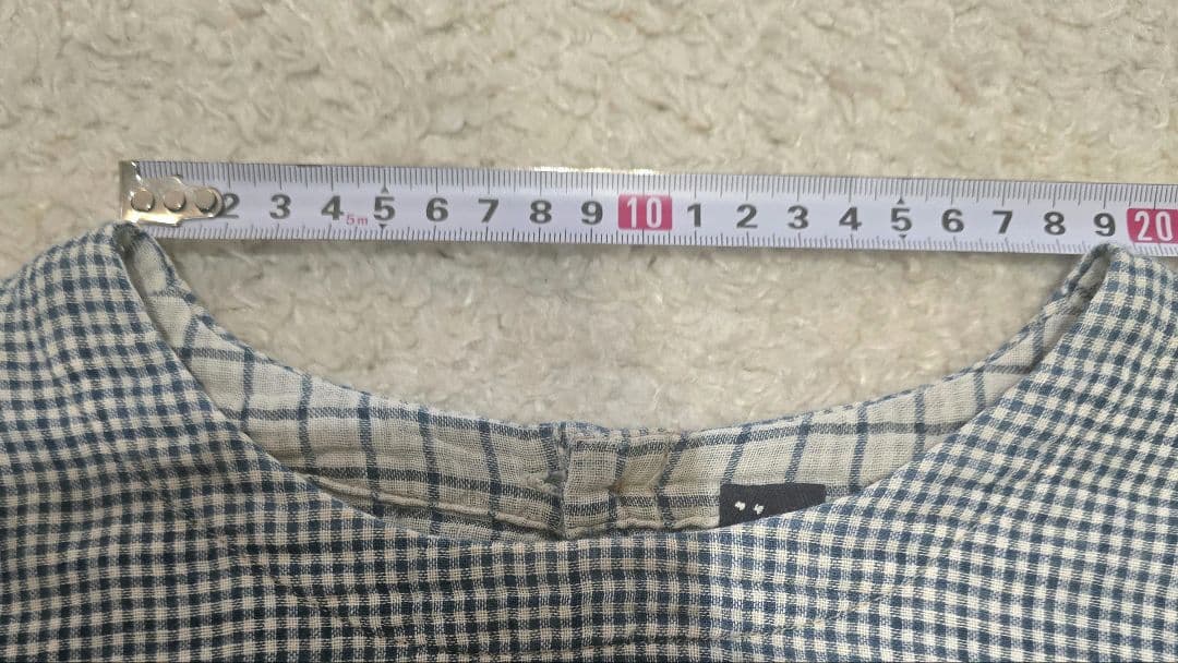 45R フォーティファイブアール　ふわふわ二重織deTシャツブラウス　インディゴ