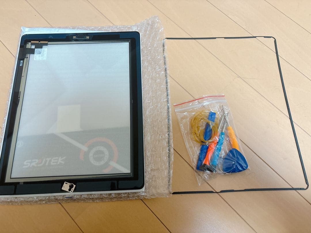 iPad デジタイター ガラスアセンブリ ホームボタン&修復ツール付き