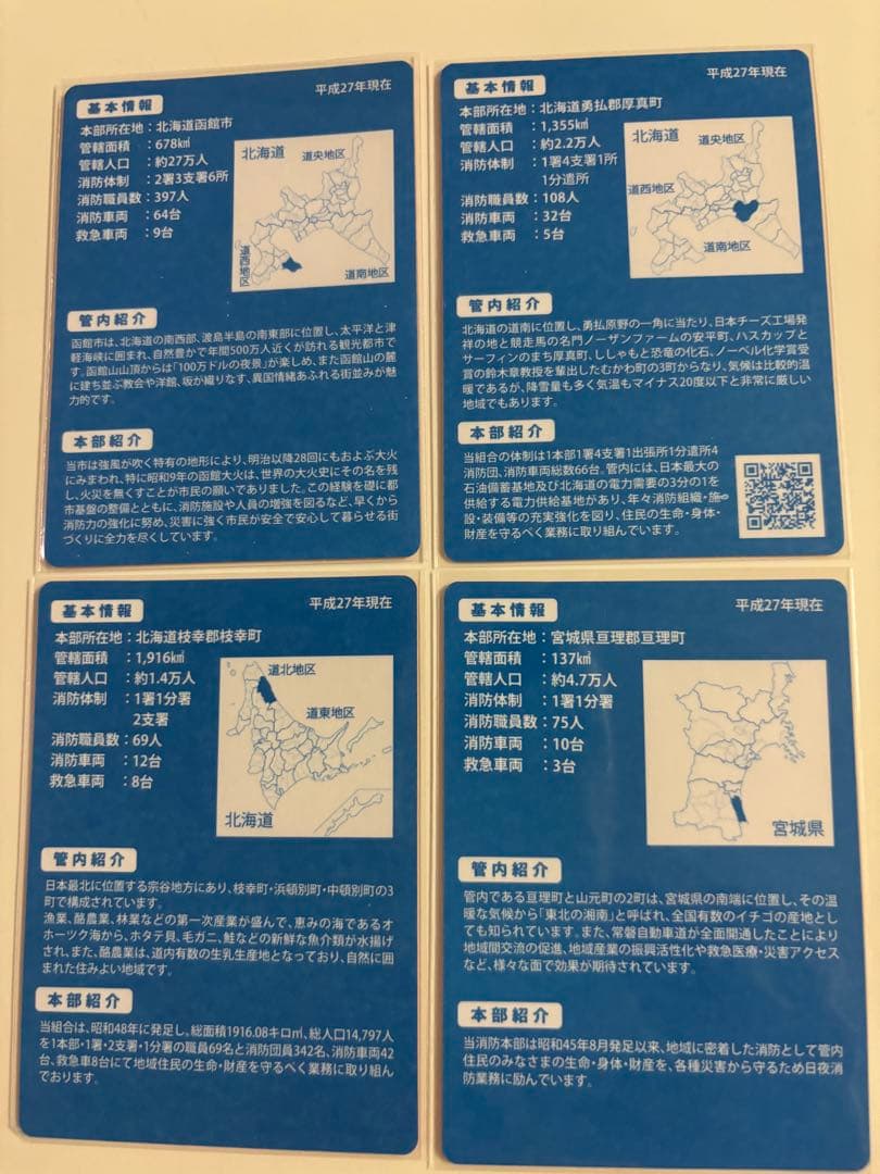 消防カード12枚