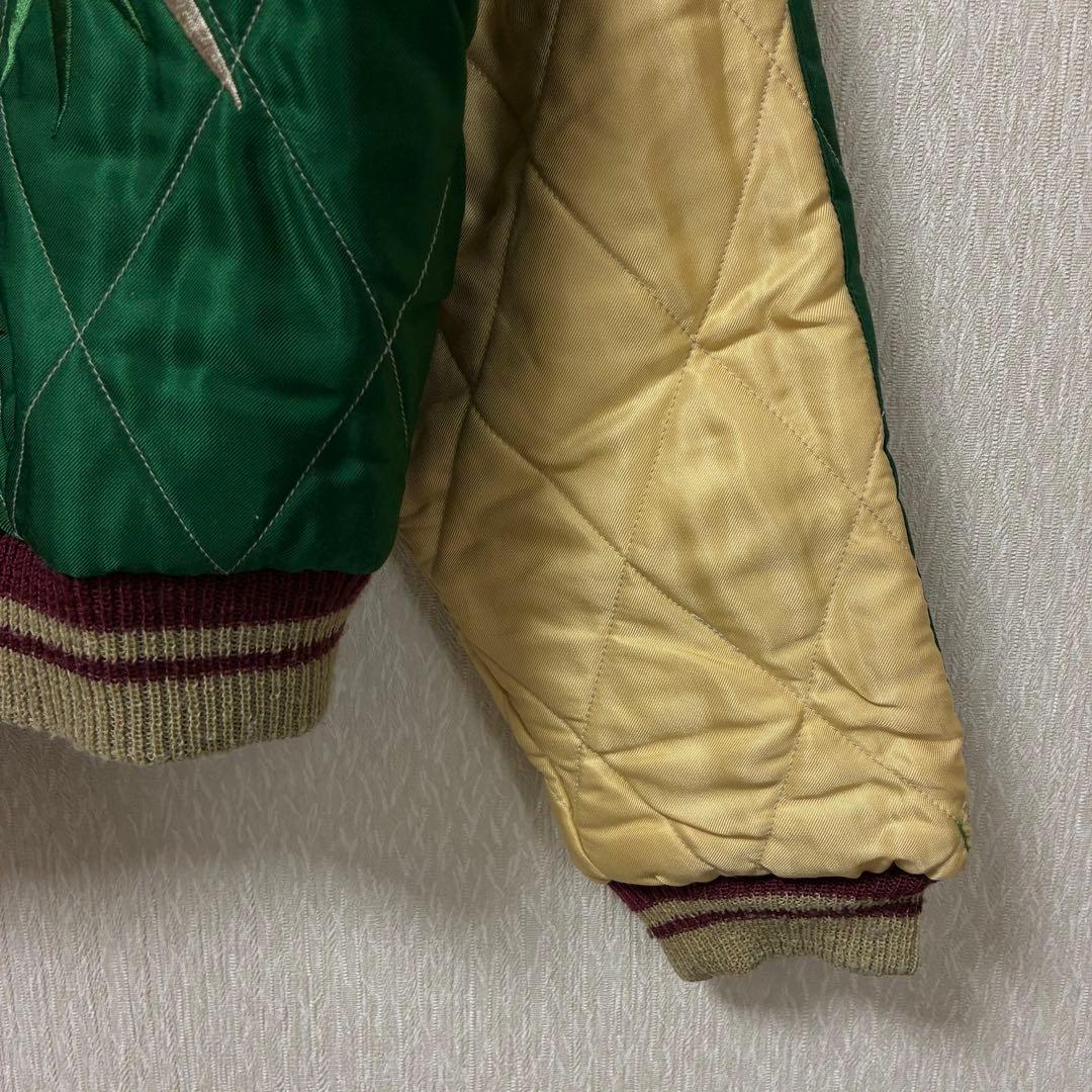 【希少】テーラー東洋 スカジャン リバーシブル 虎 龍 鷲 TT11592 M