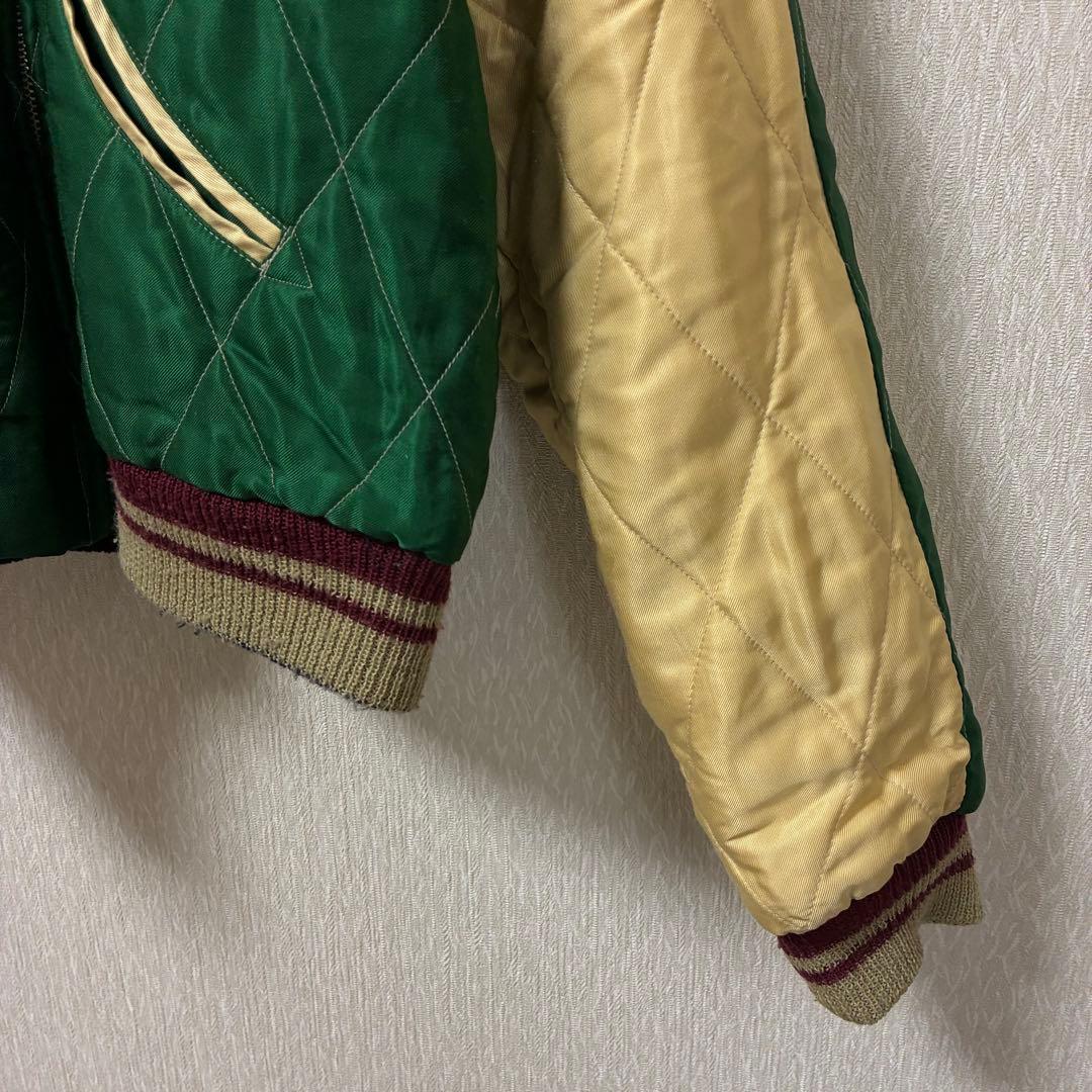 【希少】テーラー東洋 スカジャン リバーシブル 虎 龍 鷲 TT11592 M