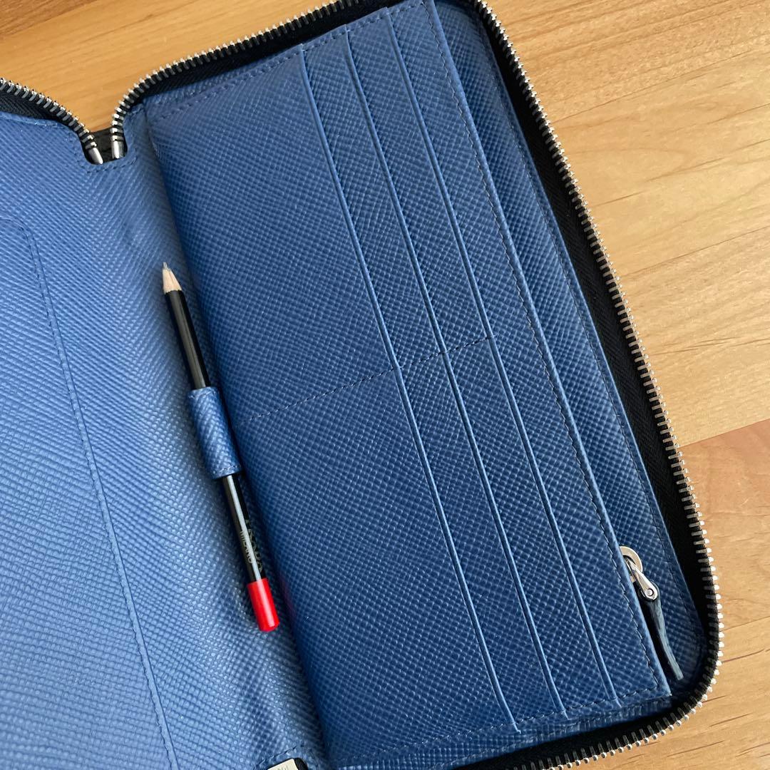 PRADA プラダ オーガナイザー 三角ロゴ パスポートケース