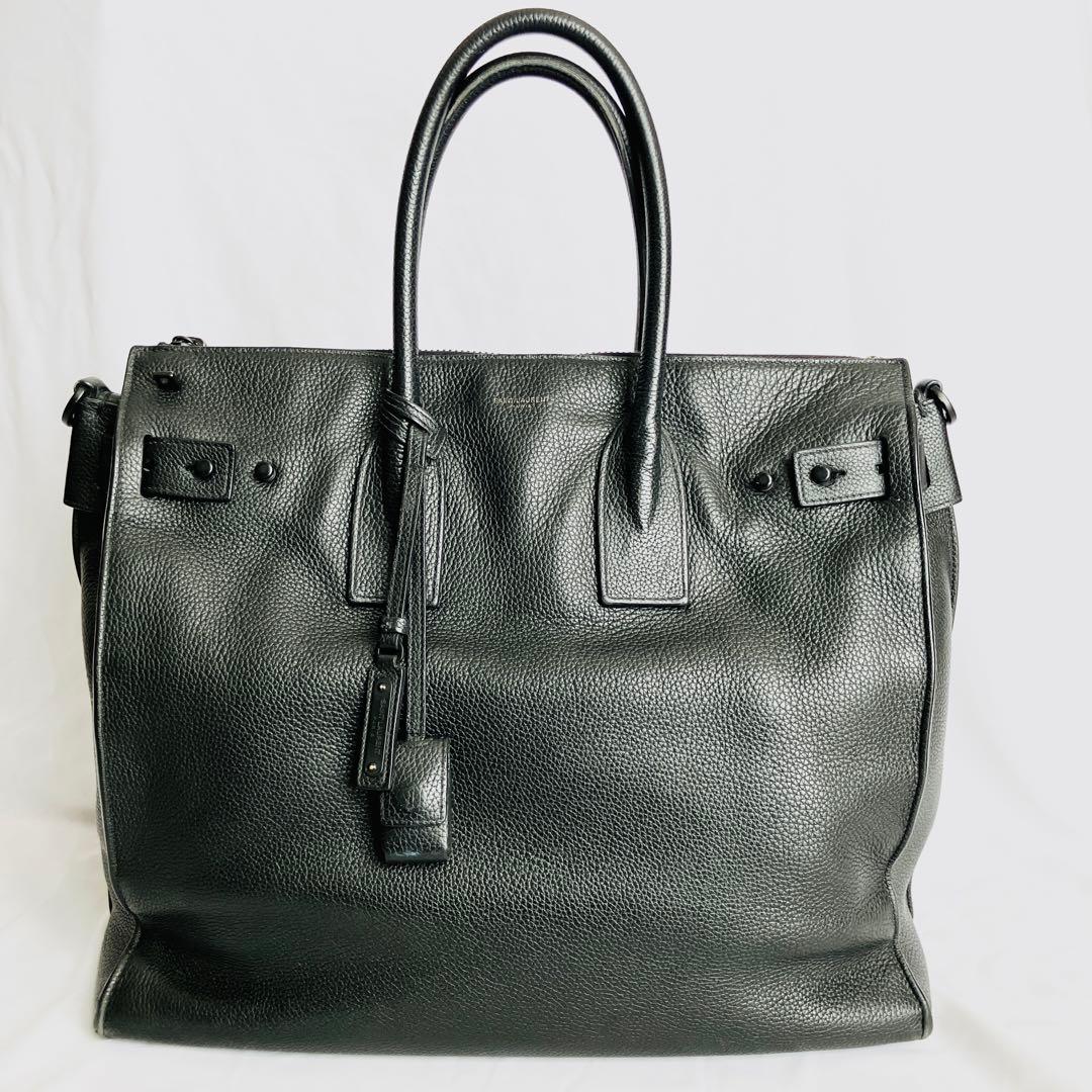 ひ*ん様 【希少】SAINTLAURENT サックドジュール　オールブラック　2