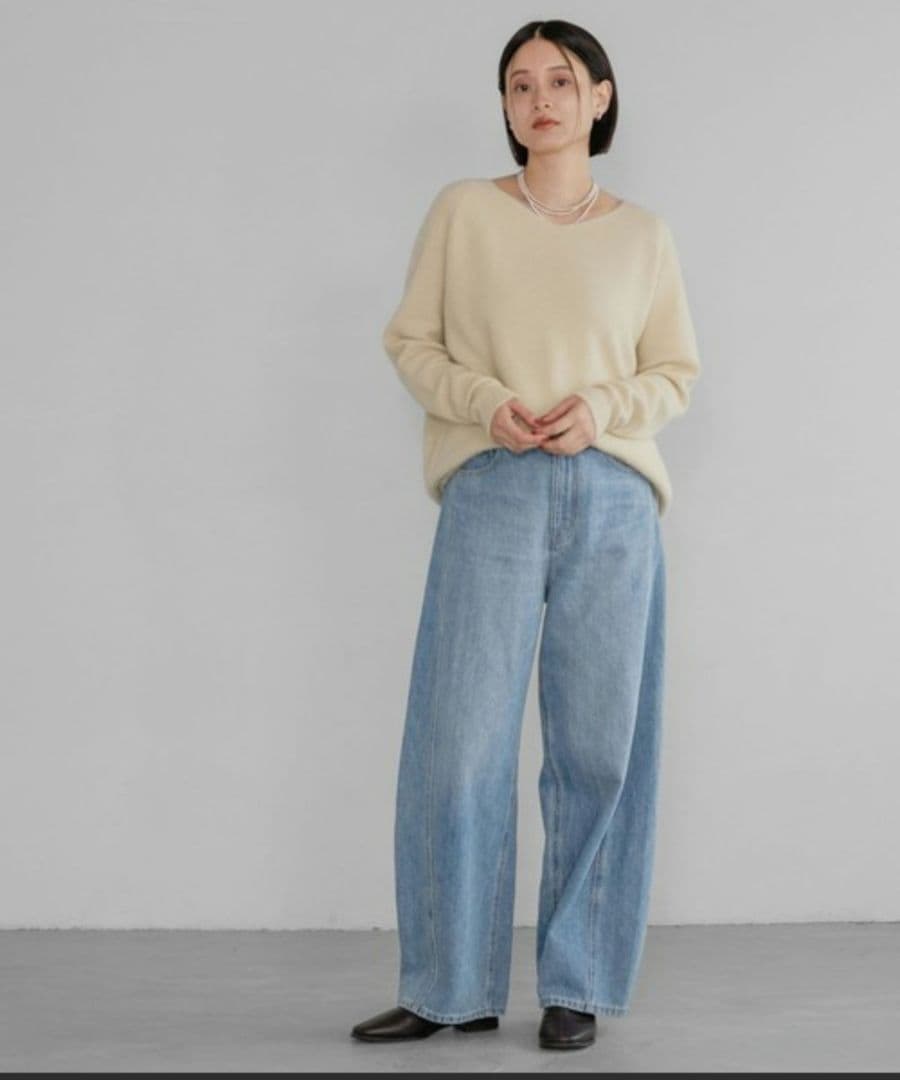 (美品)A part by コクーンデニムパンツ