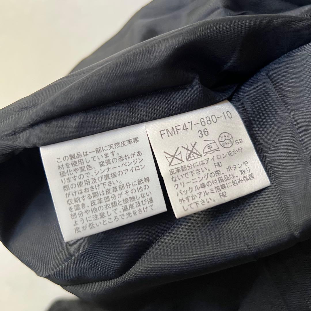 美品 バーバリーブルーレーベル ノバチェックワンピース ベルト プリーツ 36