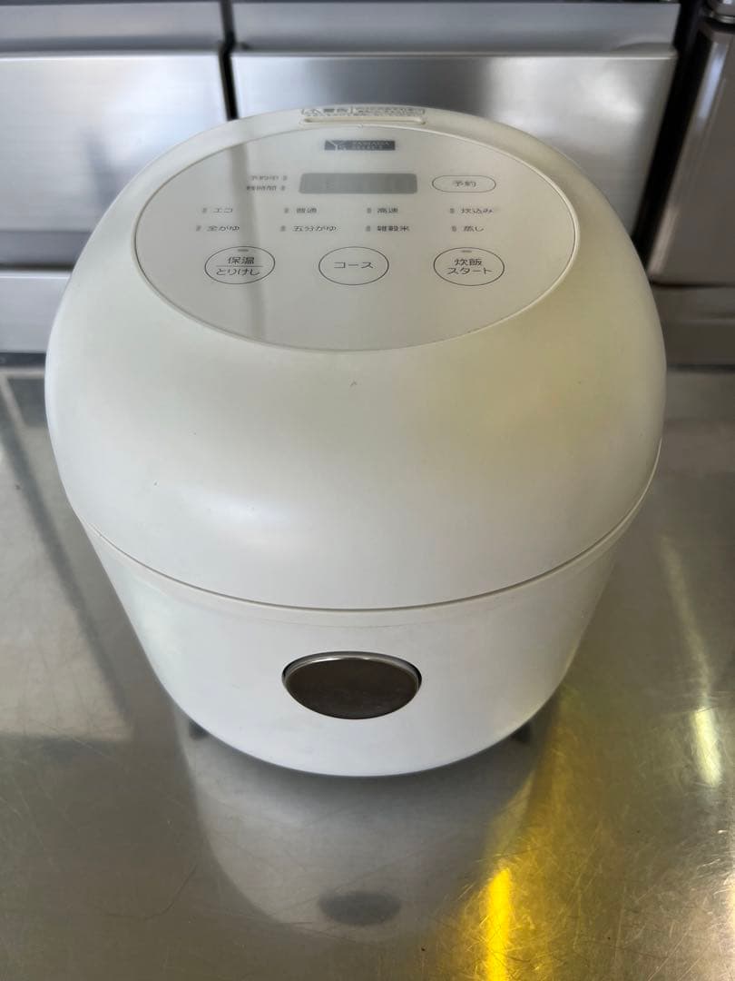 【高年式】2021年式 3合 0.54L ヤマダ 炊飯器 YRC-M05H1