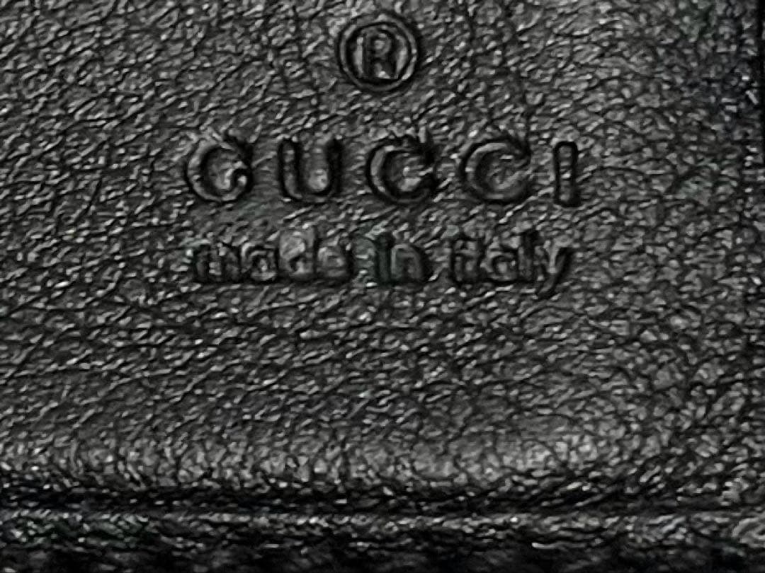 グッチ　長財布　ウォレット　ケース　ブラック