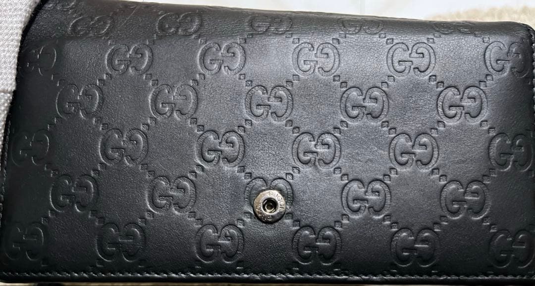 グッチ　長財布　ウォレット　ケース　ブラック