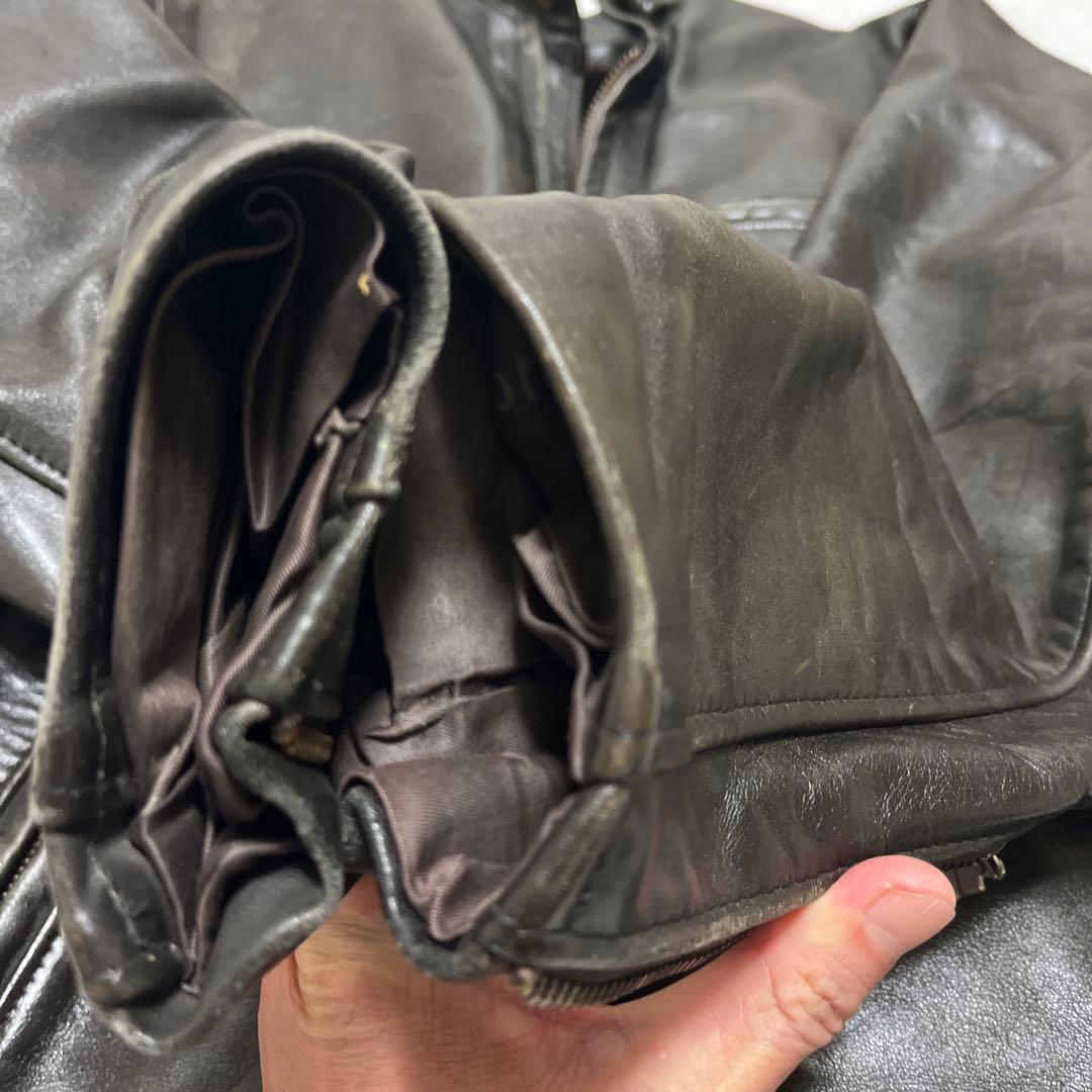 schott【36】641 ライナー付き 米国製◇革ジャンninja ハーレー