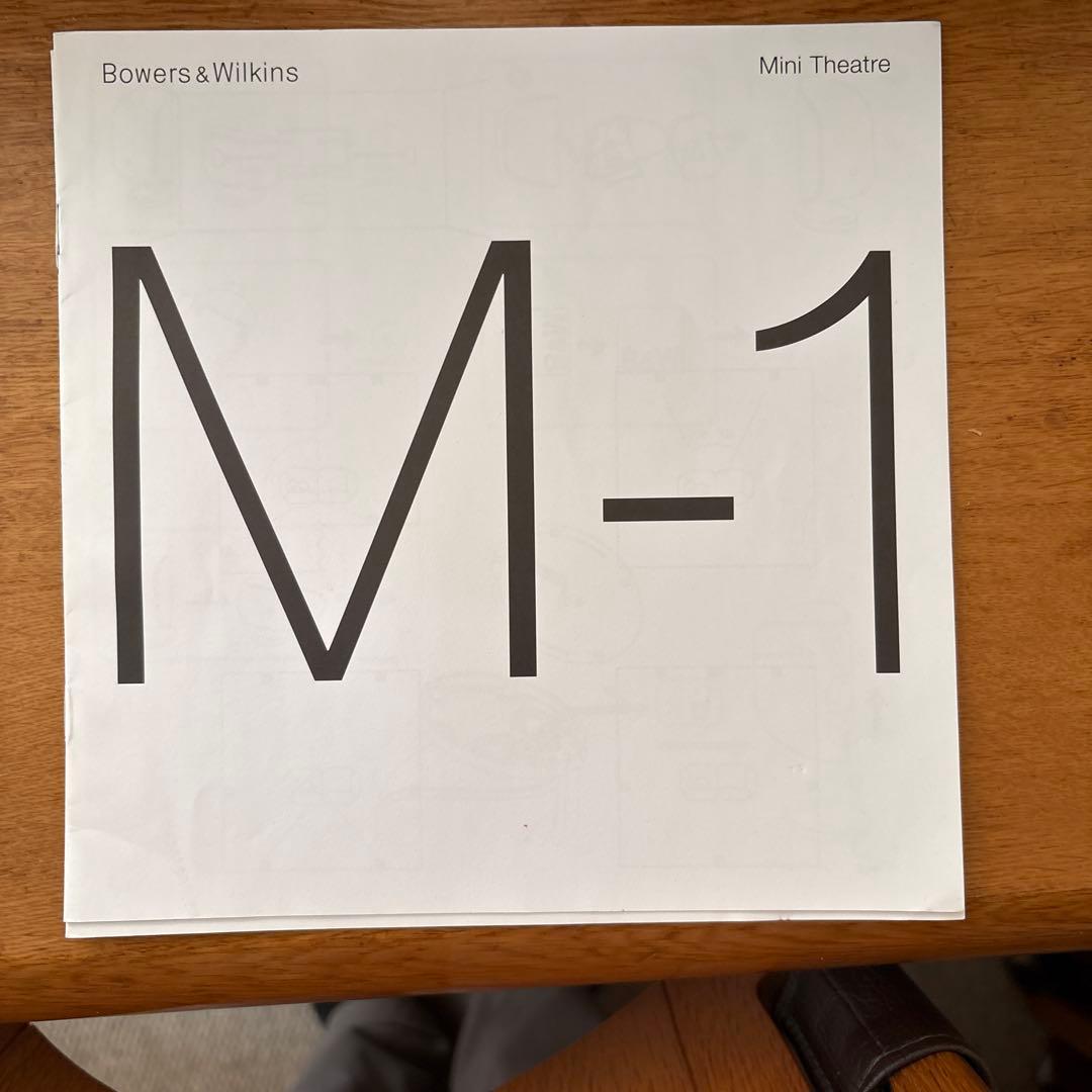 BaW コンパクトスピーカー M1 黒　ペア