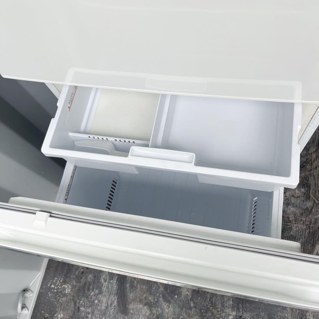 48取付無料！三菱自動製氷機搭載！高性能クリスタルホワイト3ドア冷蔵庫！洗濯機