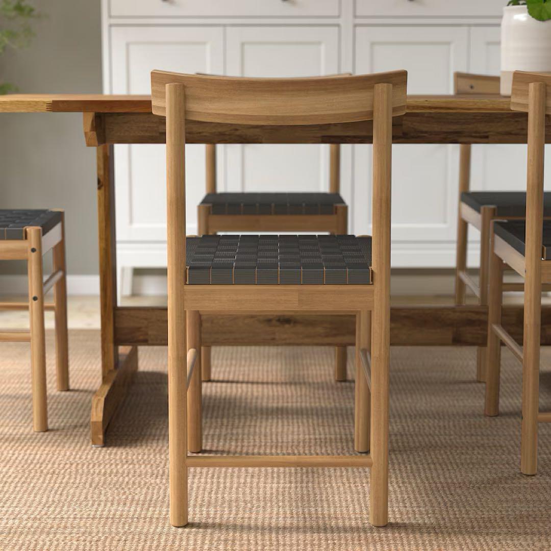 【引取り限定】IKEA NACKANÄS ダイニングチェア 2脚