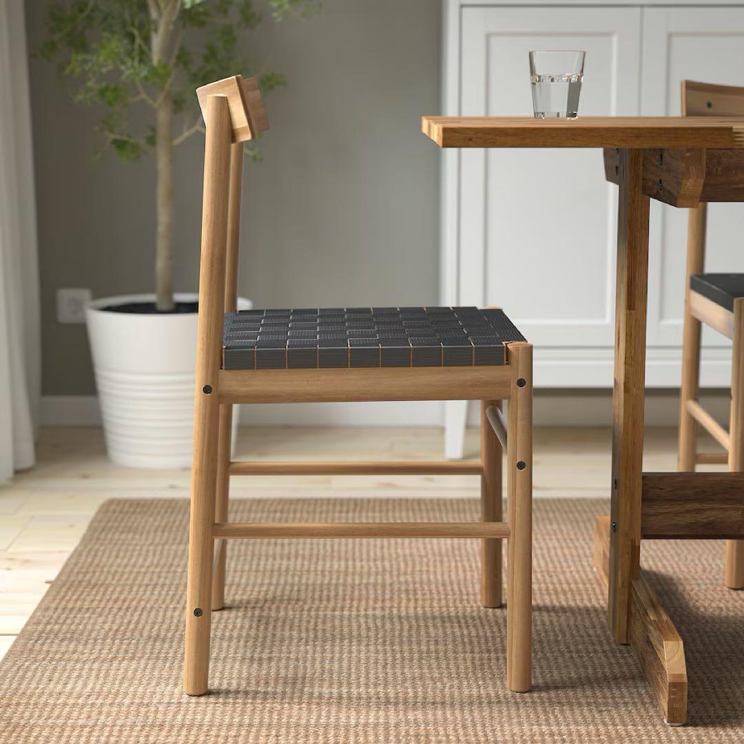 【引取り限定】IKEA NACKANÄS ダイニングチェア 2脚