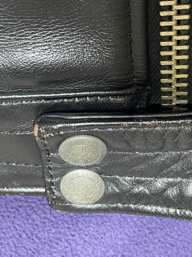 1/25まで値下げ　ルードギャラリー ブラックレーベル　ライダース　RUDY