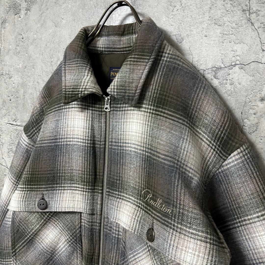【超希少◎】PENDLETON　ロガーブルゾン　中綿　チェック　美品　完売モデル